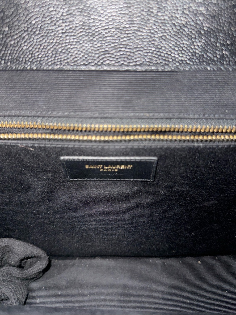 YSL, SAINT LAURENT ENVELOPE LARGE BAG IN MATELASSÉ LEATHER - Picture 6 of 9